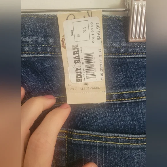 NWT-Women's Cruel Girl Slim Blue Jeans Sz 9 Long - Picture 4 of 5